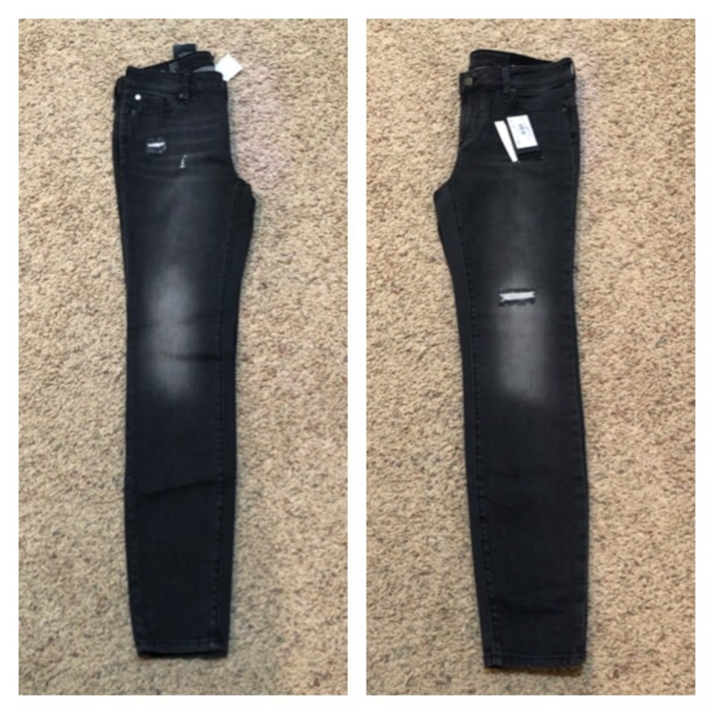 A|X Armani Exchange dark wash super skinny jeans